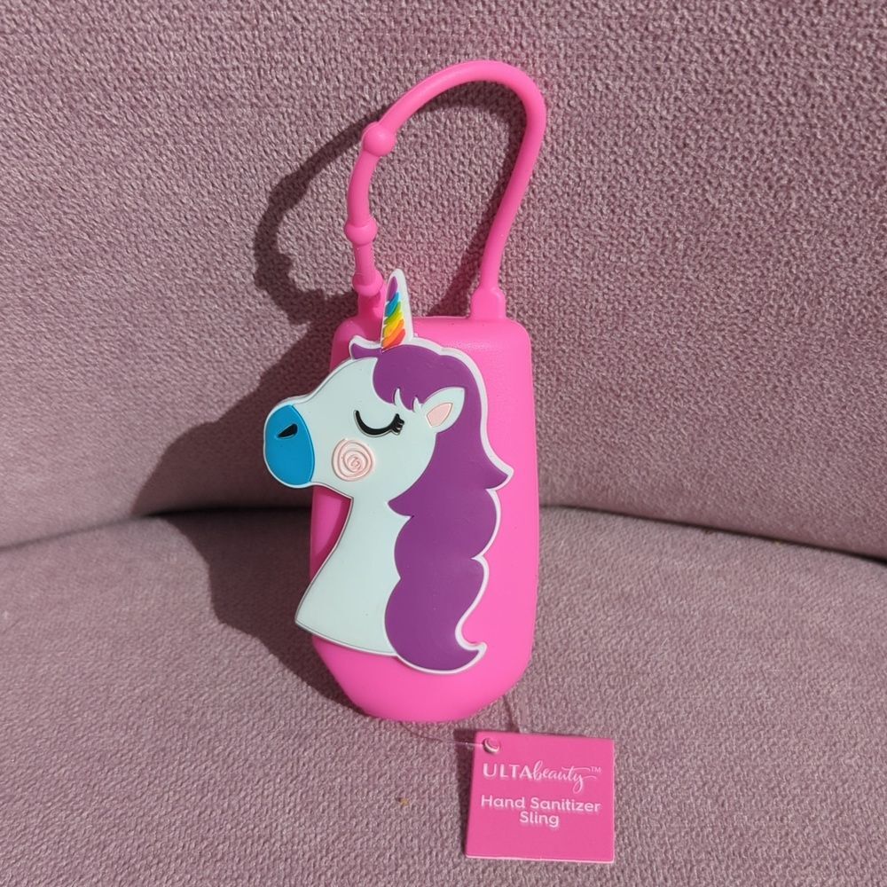 Ulta Beauty Pink Unicorn Hand Sanitizer Sling Holder NWT